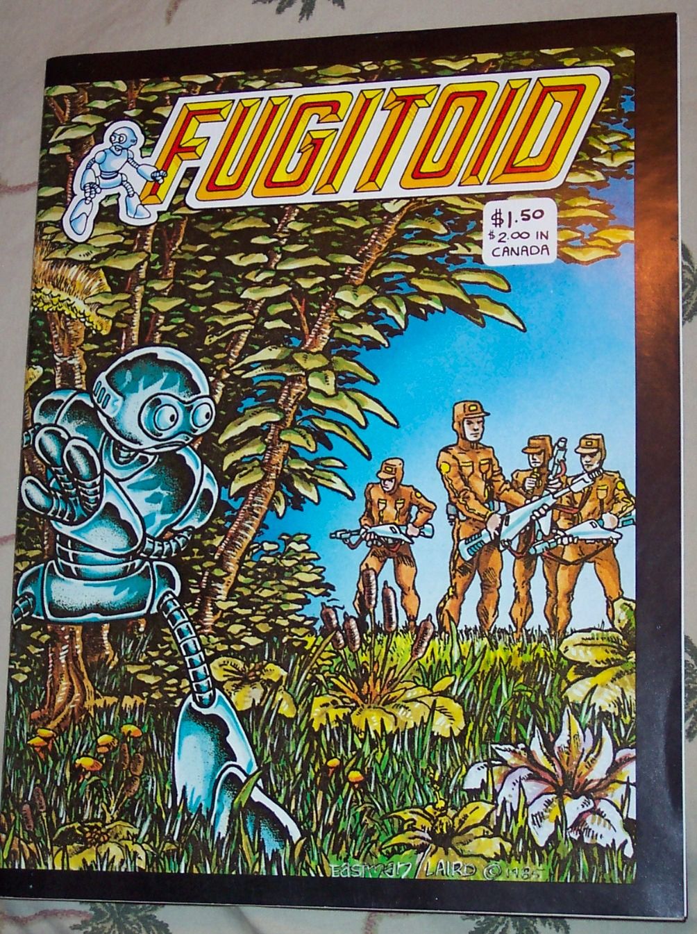 Fugitoid Graphic Novel Peter Laird Kevin Eastman 1985