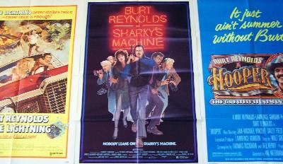 , SHARKYS MACHINE + MORE 4 Original BURT REYNOLDS US 1 Sheets