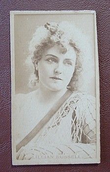 C1890 N245 Kinney Lillian Russell Tobacco Card EXMT