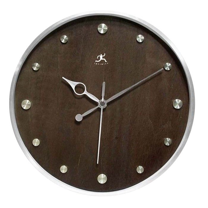 New Contemporary Black Metal Kitchen Wall Clock