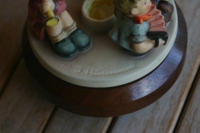 Hummel Little Band Candlestick on Music Box