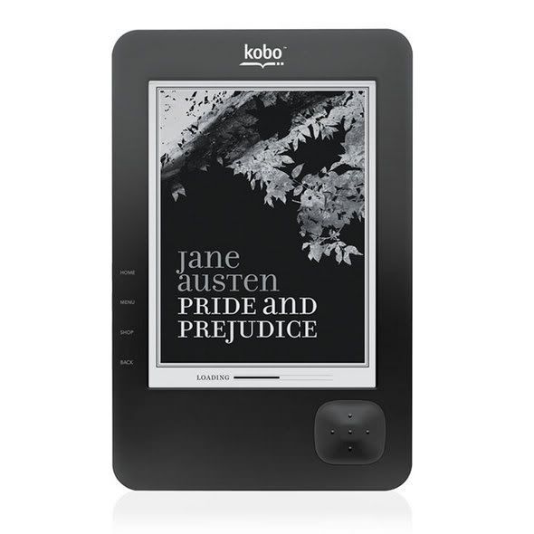 Kobo eReader Wireless WiFi 2GB 6in Black N647 KBU B 100 Free Preloaded