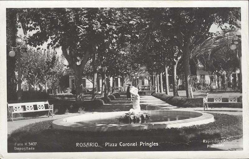 Rosario Plaza Coronel Pringles Foto Kohlmann 3407 Real Photo