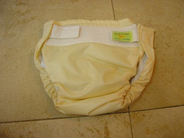 Kushies AIO Sized Infant 10 22lbs Cloth Diapers Yellow Used