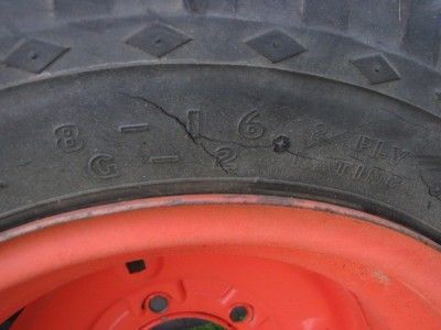 444 446 442 448 Kubota 6 Lug 8 16 Tires and Wheels Nice G438