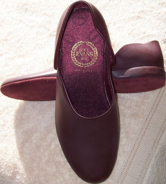 Slippers Mens Opera Burgundy Evans Vintage U s A 15 Medium