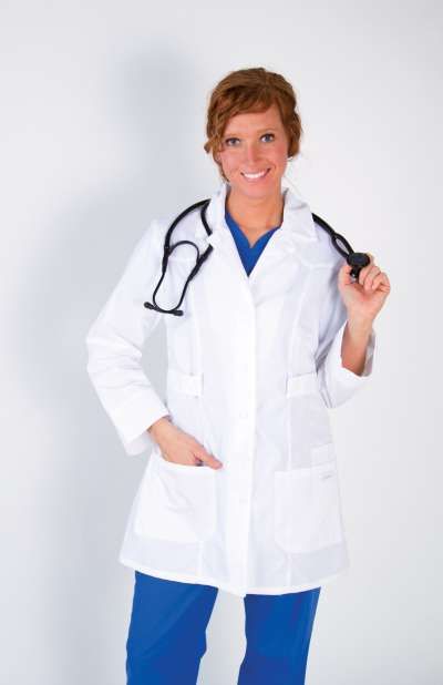 Landau 3012 Trench Style Lab Coat Buy 3 SHIP $6