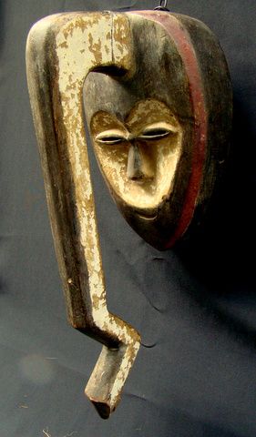 KWELE ZOOMORPHIC   (SNAKE LIKE)   FACEMASK   GABON