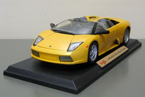 Lamborghini Murcielago Roadster Diecast Model 18 Yellow