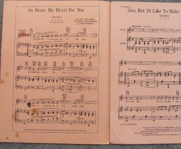 1930 Gee But ID Like to Make You Happy Sheet Music Movie Tune Uke