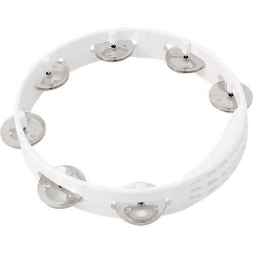 Latin Percussion LP Aspire 8 Tambourine White Plastic