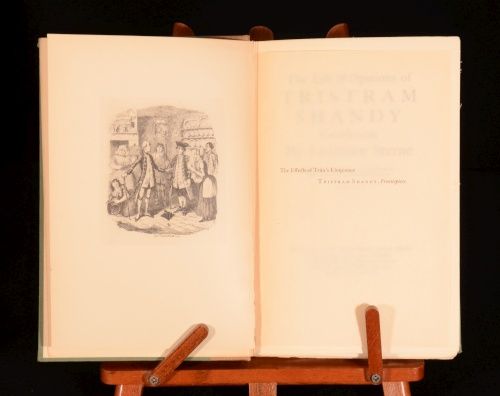 C1927 7VOL Works of Laurence Sterne Tristram Shandy Letters Memoirs