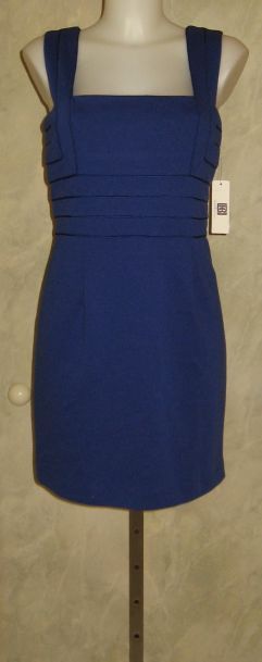 Laundry by Design Atlantic Blue Ponte Dress Sz 6 $128