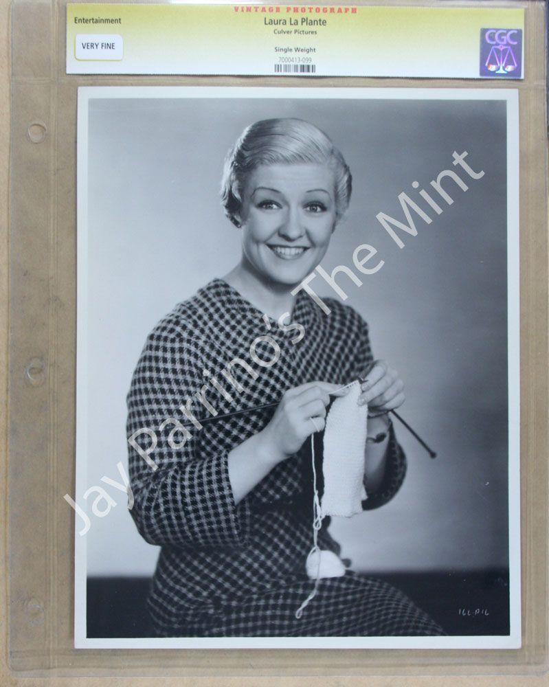 GG865 Vintage CGC Photo Laura La Plante