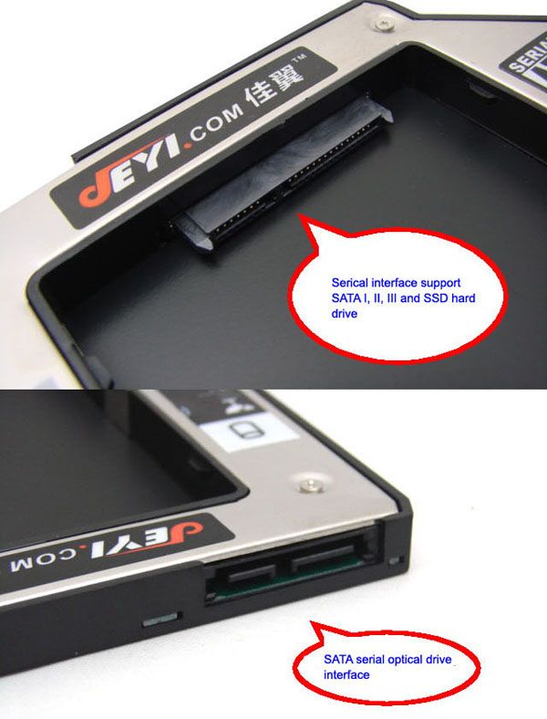 H118 Lenovo ThinkPad T Slim SATA 2 5Hard Drive SSD Optical Drive Bay