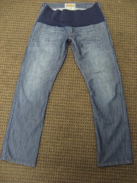 Levi Strauss Maternity Jeans Rigid Boyfriend Straight Leg Size 33 XL