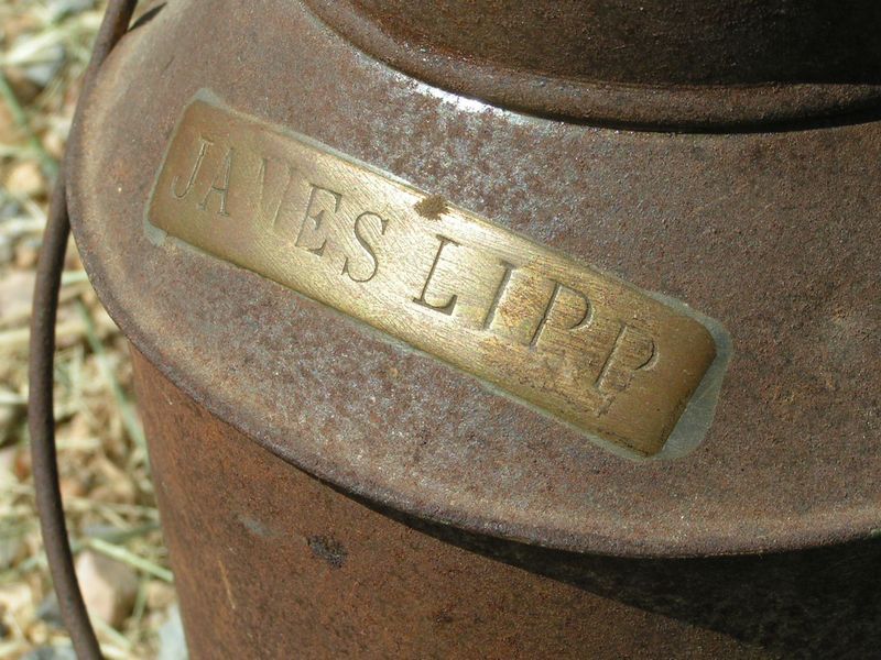 Old James Lipp Dairy Cream Can Wilkes Barre PA