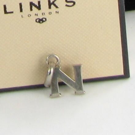 Links of London Charm Letter “N” Sterling Silver