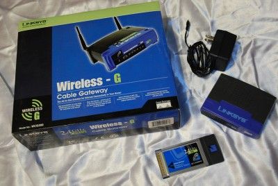 Linksys WCG200 WPC54G EZXS55W Wireless G Lot