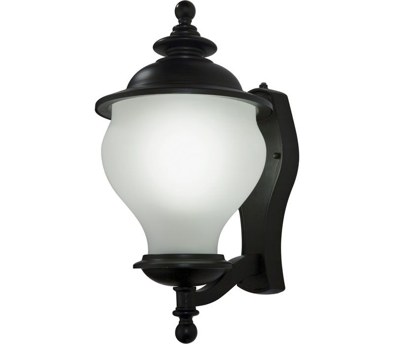 Lithonia ODML11BL Weston Outdoor Wall Lighting 18W Fluorescent Black