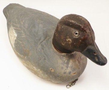 Lite Rare Hen Goldeneye Duck Decoy; ANIMAL TRAP FACTORY; Lititz, PA