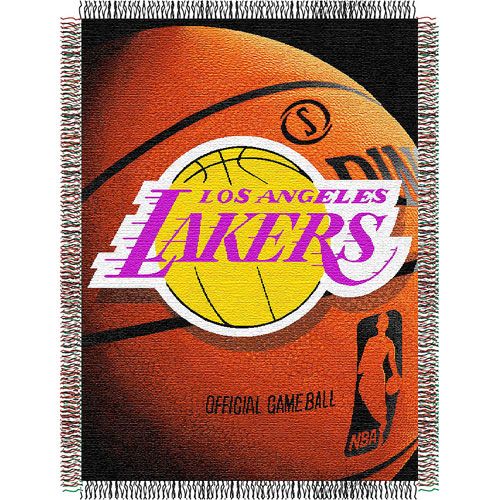 Los Angeles Lakers NBA Woven Tapestry 48x60 Throw Blanket