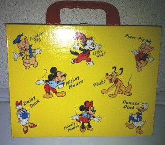 DISNEYLAND MICKEY MOUSE PICTURE CUBES GERMANY 1975 + BONUS GOLDEN