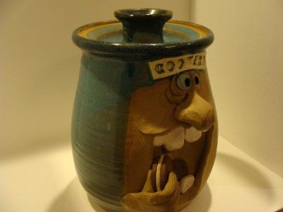 Big Muddy River Pottery Cookie Jar Handmade Loughridge