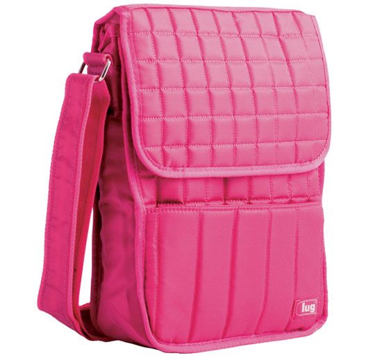 Lug Life Moped Day Pack Rose Pink Crossbody Messenger Purse Bag