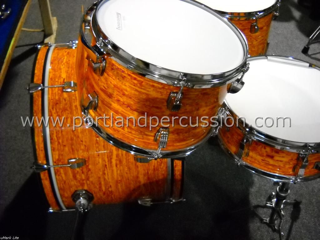 Ludwig Element SE Retro Vintage 2 Mod Orange 4pc Set