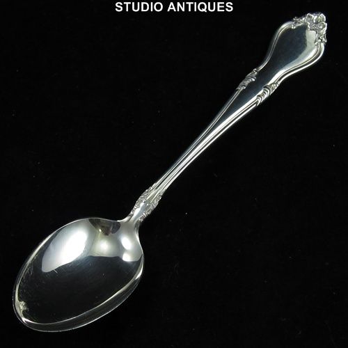 Lunt Georgian Manor Vintage Sterling Silver Teaspoon Spoon No Monogram