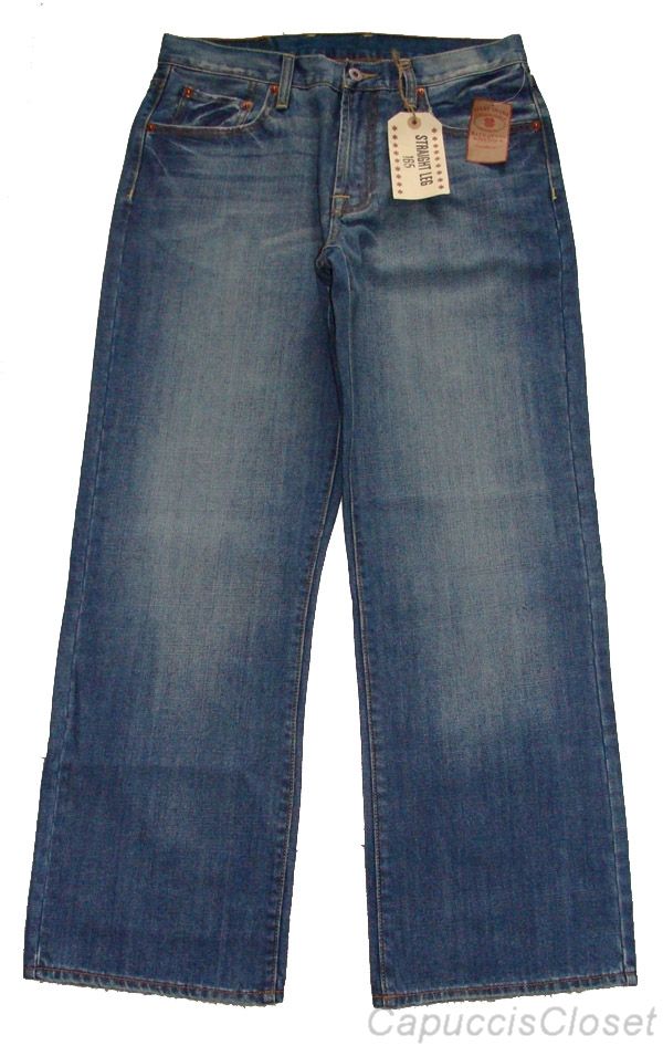 Lucky Brand Mens Jeans Relaxed Straight Leg 165 Denim Jean Sz 32 30