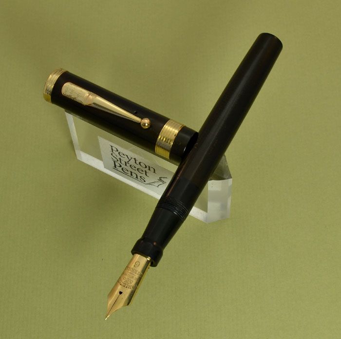 Mabie Todd Eternal 46 Fountain Pen Oversized Black Huge Restored