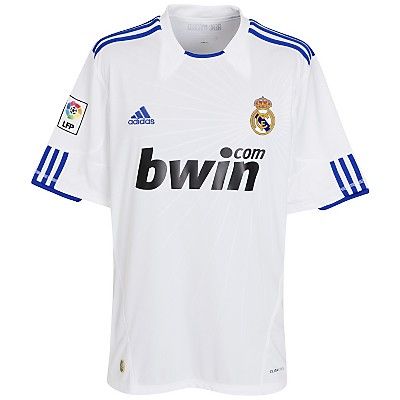 Real Madrid Adidas Mens XL Home Soccer Football Jersey Shirt 2010 11