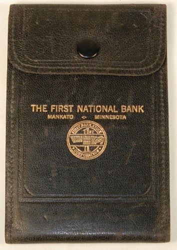 First National Bank Mankato Minnesota Bank Book 1937