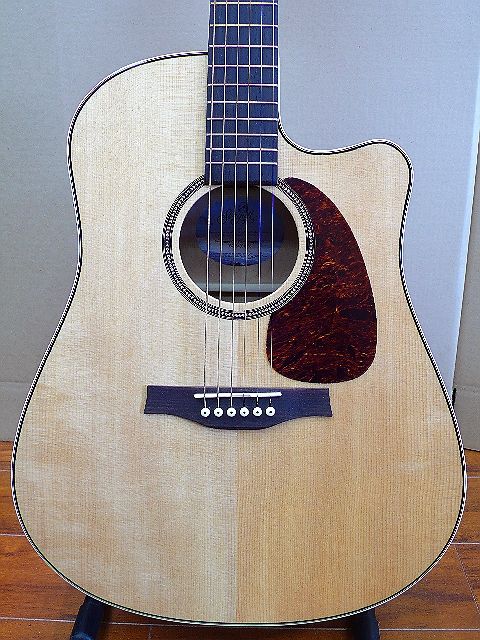 New 2011 Seagull Performer Flame Maple CW Guitar w QIT