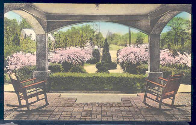 NC Pinehurst North Carolina Manor Hotel Porch Albertype Co