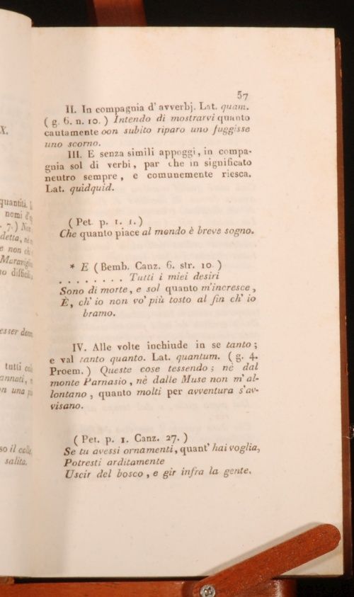 1809 1813 4 Vols Osservazioni Lingua Italiana Cinonio