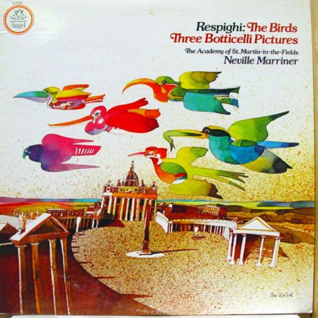 Marriner Respighi The Birds LP Mint Quad Sq 37252