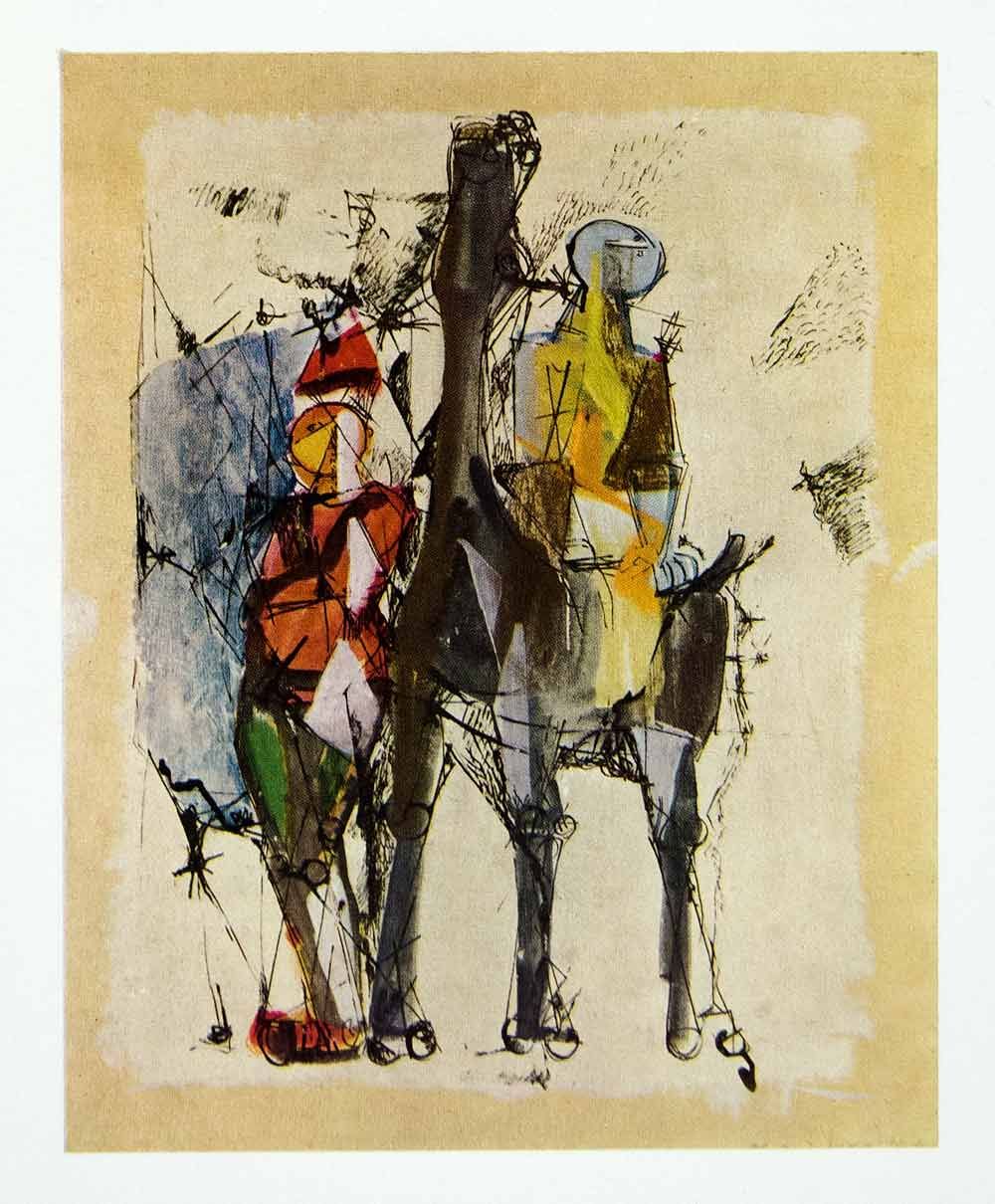 Performers Horse Figures Abstract Cubist Marino Marini Animal