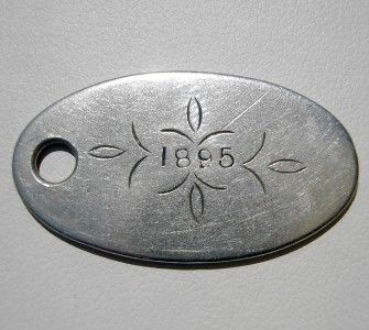 Old 1895 Maryville MO Sheriff Key or Luggage ID Tag