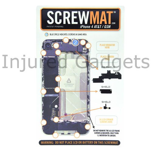 Magnetic Screwmat Screw Mat Repair Tool for iPhone 4 GSM at T Magnet