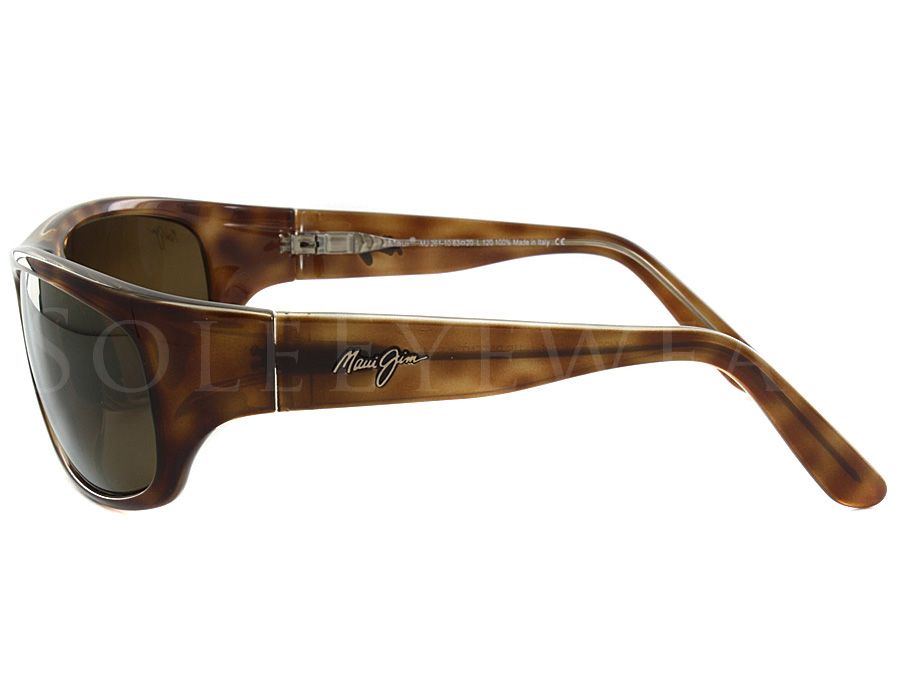 New Maui Jim Surf Rider MJ H261 10 Tortoise HCL Bronze Polarized