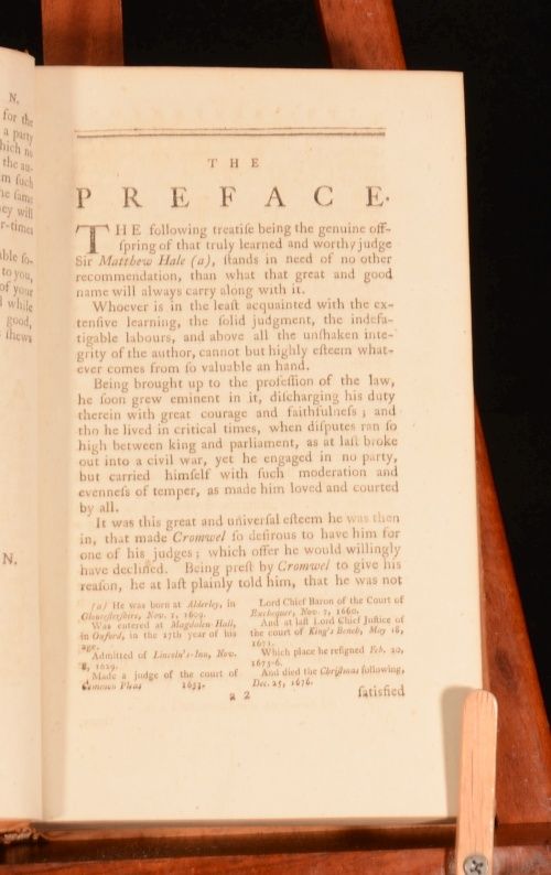 History Of The Pleas Of The Crown By Sir M Hale Revised By G Wilson