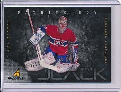 Patrick Roy 2011 12 Pinnacle Black 1 per Case 11