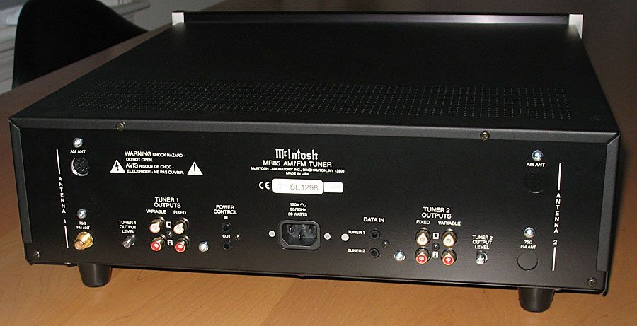 McIntosh MR85 Mr 85 Am FM Tuner w Remote Antenna