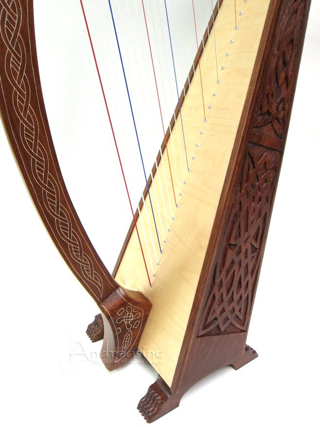 NEW 51 PRO QAULITY MEGHAN FLOOR CELTIC HARP ~ COMBO ~ CASE, STRINGS