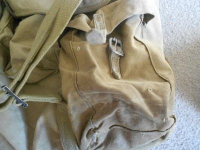 VINTAGE WWII US MILITARY 1942 MOUNTAIN RUCKSACK BACKPACK MEESE NICE