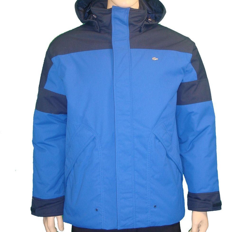 Lacoste Mens Thermolite Ski Parka Jacket Royal