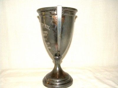 SHIAWASSEE CO.POULTRY ASSC. SILVER TROPHY URN 1720 MERWIN WILSON CO